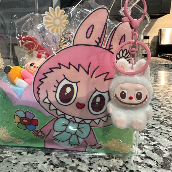 Plastic Labubu Bag filled with 10 Key Chains - Picture 7 of 16